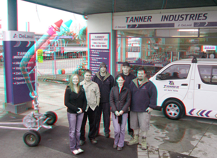 Tanner Industries LTD Putaruru ad. 3-D Photography by Mathew Grocott.