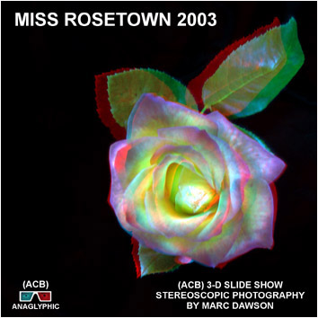 'Miss Rosetown 2003.' Stereoscopic Photography by Marc Dawson.