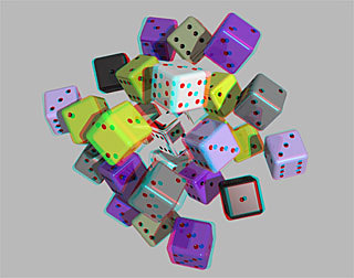 One Click (ACB) 3-D anaglyph processing