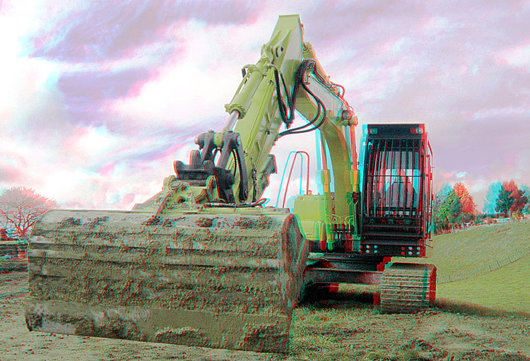 Bruce Nickalls Earthmoving Putaruru. 3-D Photography by Mathew Grocott.