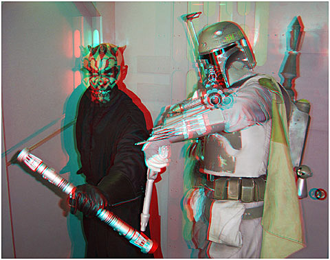 Darth Maul and co. 3-D Photography by Marc Dawson.
