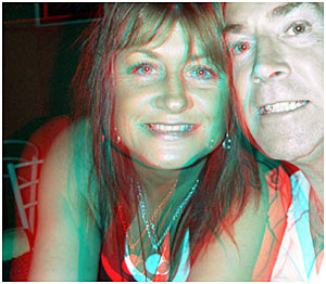 Song Writers Rhonda and Chris Johnson. 3-D photography by Chris Johnson.