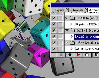 Select '(ACB) 3-D Layer pair' and click play